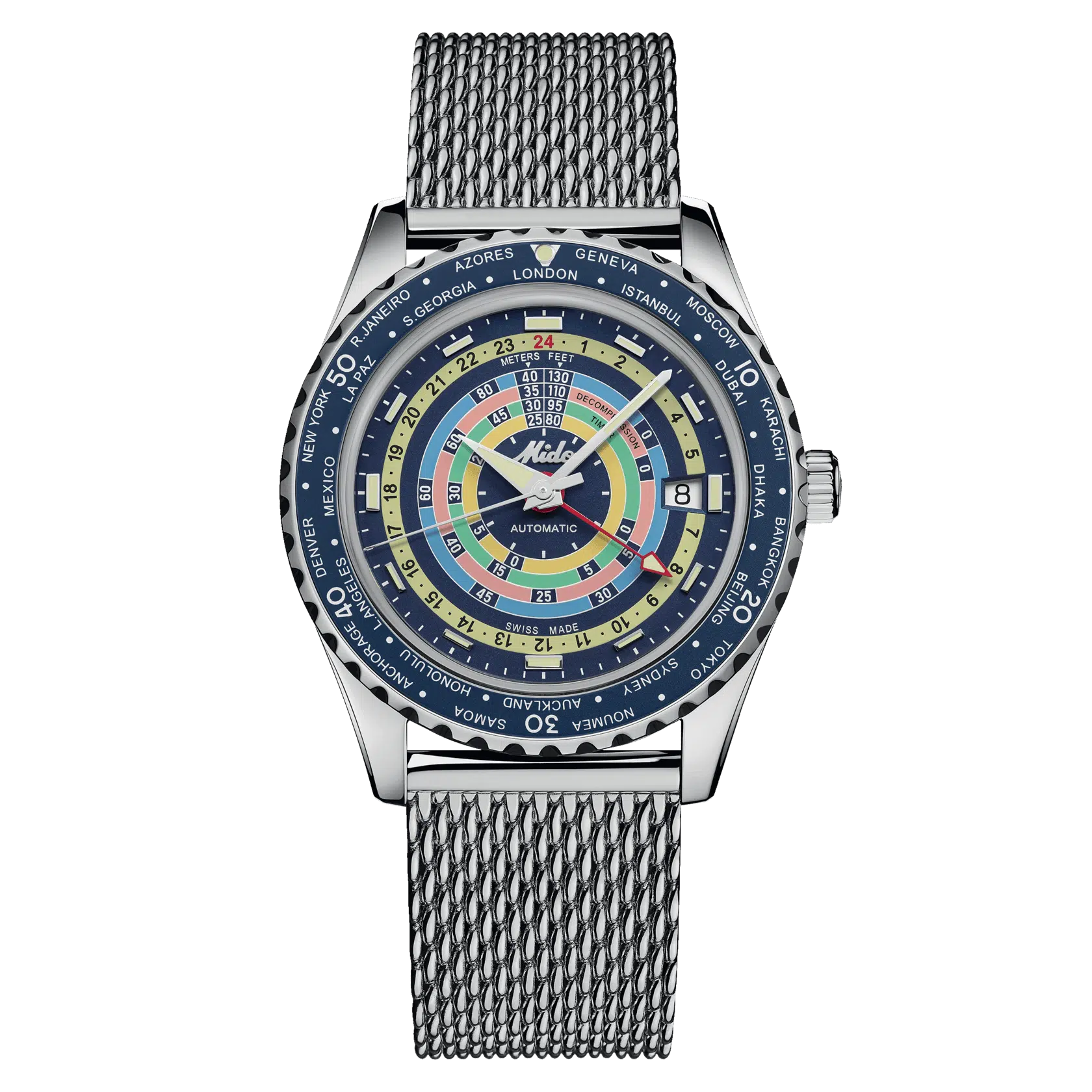 Mido Ocean Star Decompression Worldtimer - immagine 2