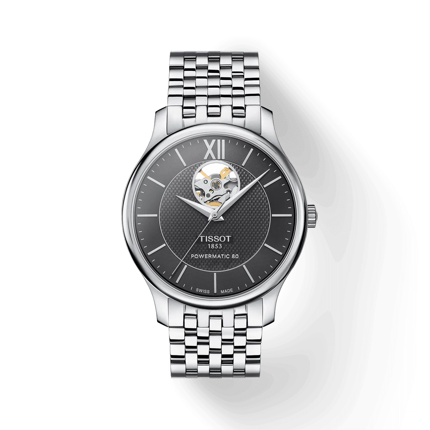 Tissot Tradition Powermatic 80 Open Heart T0639071105800