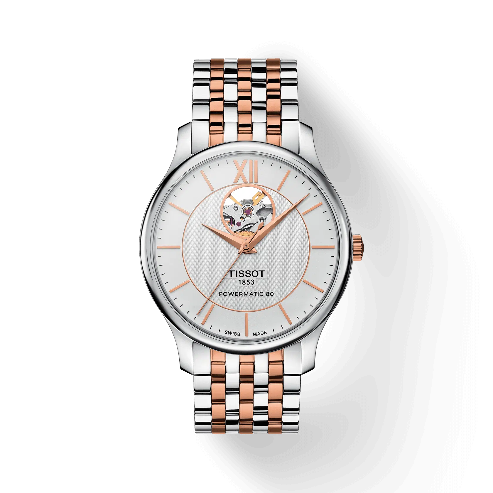 Tissot Tradition Powermatic 80 Open Heart T0639072203801