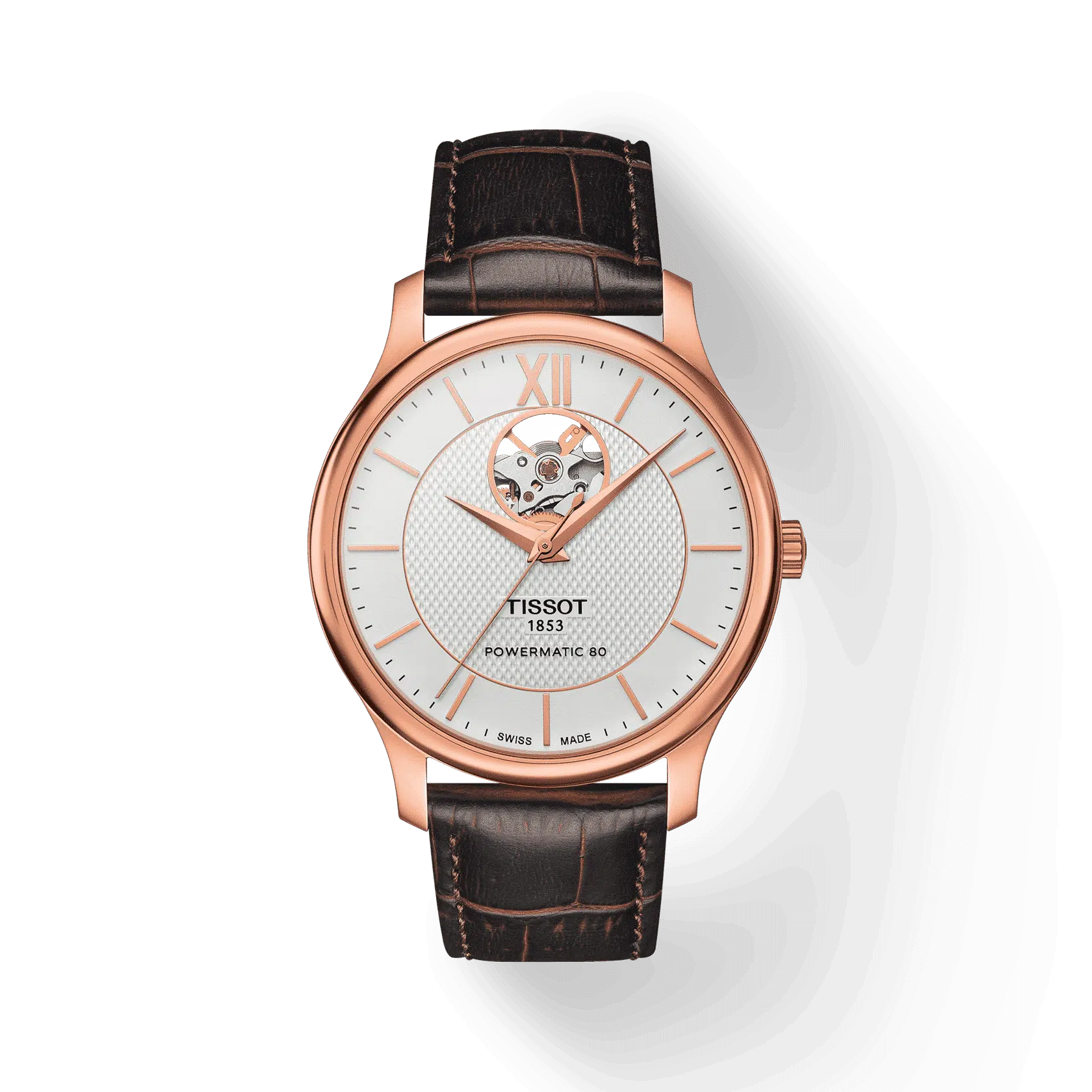 Tissot Tradition Powermatic 80 Open Heart T0639073603800