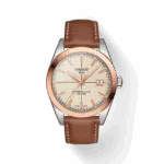 Tissot Gentleman Powermatic 80 Silicium Solid 18K Gold bezel T9274074626100