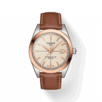 Tissot Gentleman Powermatic 80 Silicium Solid 18K Gold bezel T9274074626100