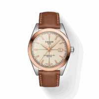 Tissot Gentleman Powermatic 80 Silicium Solid 18K Gold bezel T9274074626100