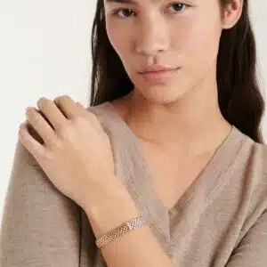 Fope Bracciale Flex'it con maglia bicolore - 01M04B2_BB - FOPE