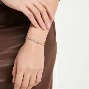 Fope Bracciale Flex'it con maglia bicolore - 01M08B2_BB - FOPE