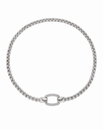 Fope Collana Flex'it con chiusura decorativa e pavé di diamanti - 08F10CX_PB - FOPE