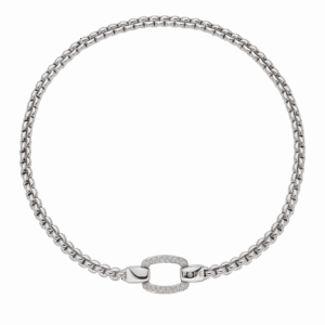 Fope Collana Flex'it con chiusura decorativa e pavé di diamanti - 08F10CX_PB - FOPE
