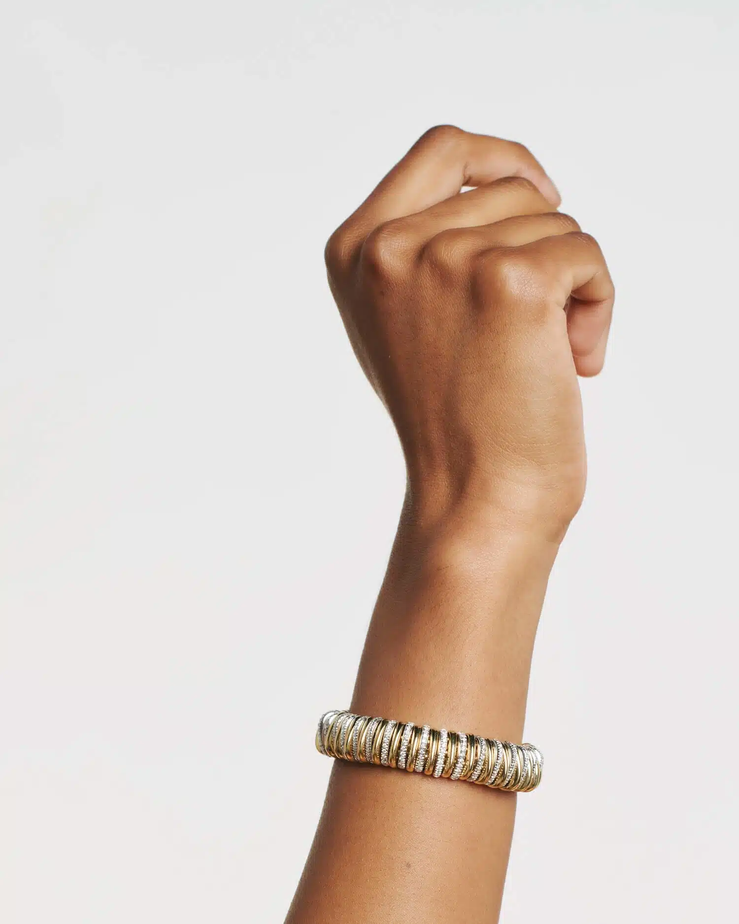 Bracciale Flex'it con diamanti - 58904BX_BB - FOPE - immagine 5