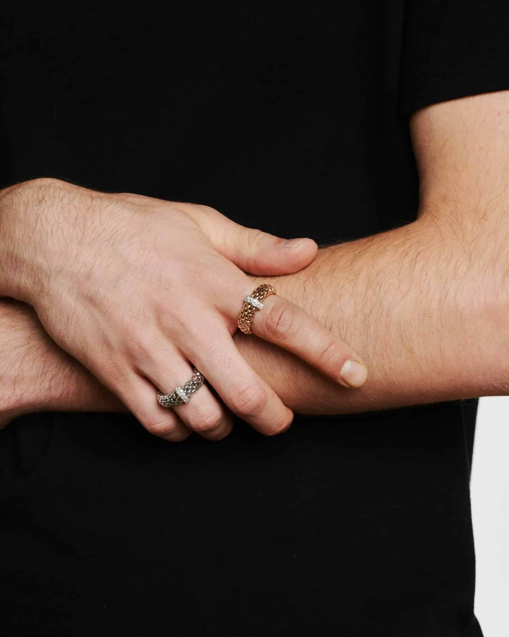 Fope Anello Flex'it con diamanti - 55902AX_BB - FOPE