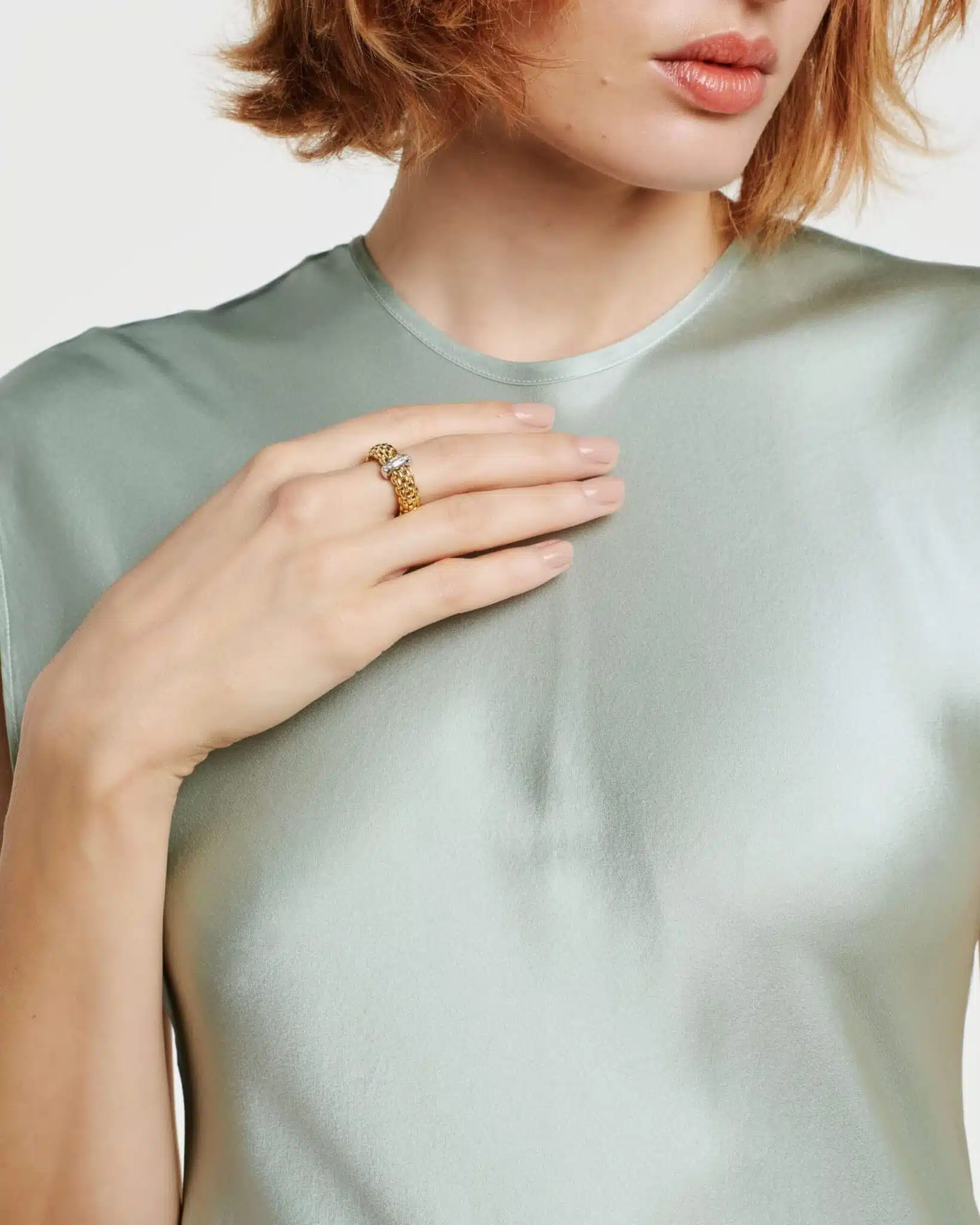 Fope Anello Flex'it con diamanti - 58302AX_BB - FOPE - immagine 5