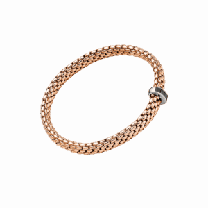 Fope Bracciale Flex'it con brillante nero - 58402BX_BN - FOPE