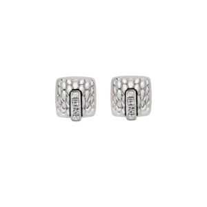 Fope Orecchini a bottone in oro e diamanti - 58402OX_BB - FOPE