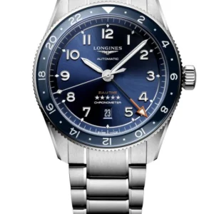 Longines Spirit Zulu Time 42 mm Blu L3.812.4.93.6 - Gioielleria Nicolis