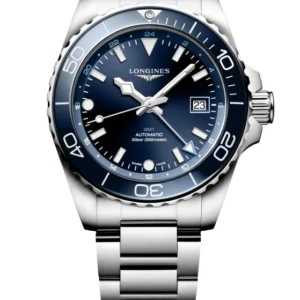 Longines HydroConquest GMT 41 mm Automatico Blu L3.790.4.96.6 - Gioielleria Nicolis