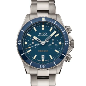 M0266274404100 OROLOGIO OCEAN STAR CHRONOGRAPH BLUE - Gioielleria Nicolis