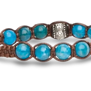 BHS1100-204 BRACC. RUOTA DELLA PREGHIERA COLLAR STON - Gioielleria Nicolis