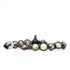 BHS900-50 BRACCIALE CRISOPRASIO 8MM - Gioielleria Nicolis