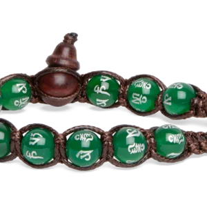 BHS905-12 BRACC. MANI STONES AGATA VERDE - Gioielleria Nicolis