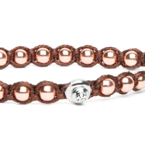 BHS907-22R BRACC. ESSENZA EMATITE ORO ROSA