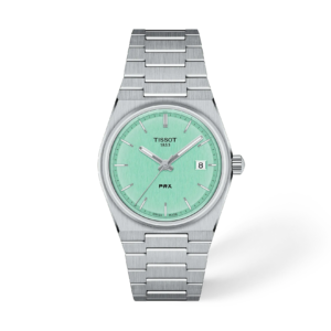 T1372101109100 OROLOGIO PRX CAD VERT CLAIR - Gioielleria Nicolis