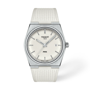 T1374101701100 OROLOGIO PRX CINTURINO BIANCO - Gioielleria Nicolis